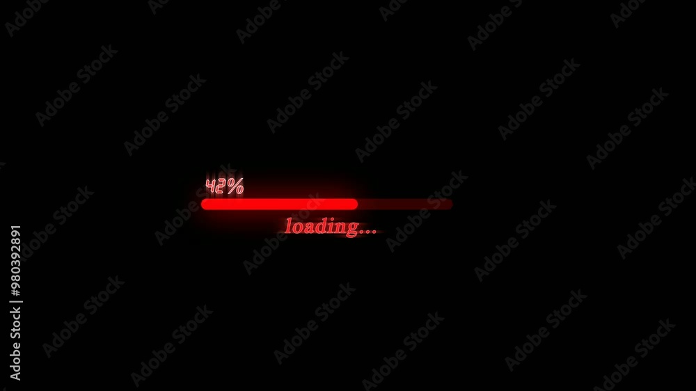 loading bar and Progress bar 4k. 60 fps 3D animation. loading bar and Progress bar 4k. 60 fps 3D animation.