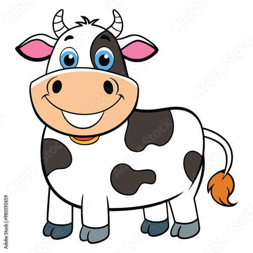 Vector cow illustration