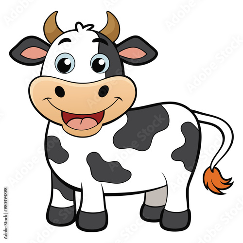 Vector cow illustration