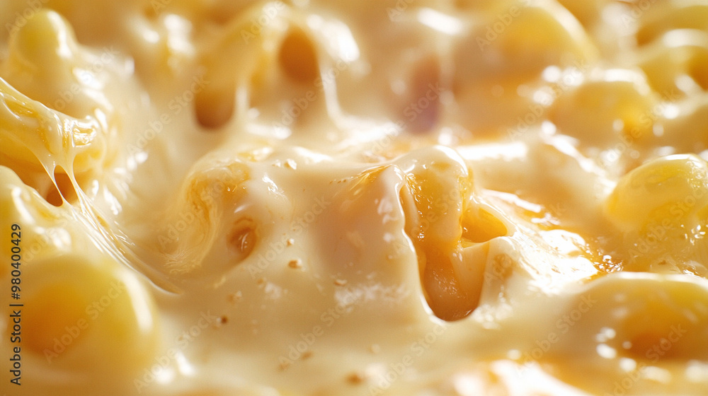 Classic american cheesy Macaroni mac and cheese