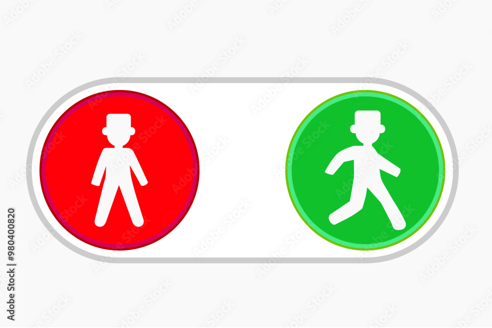 traffic light icon on background. go and stop traffic light. traffic light icon on background. go and stop traffic light.