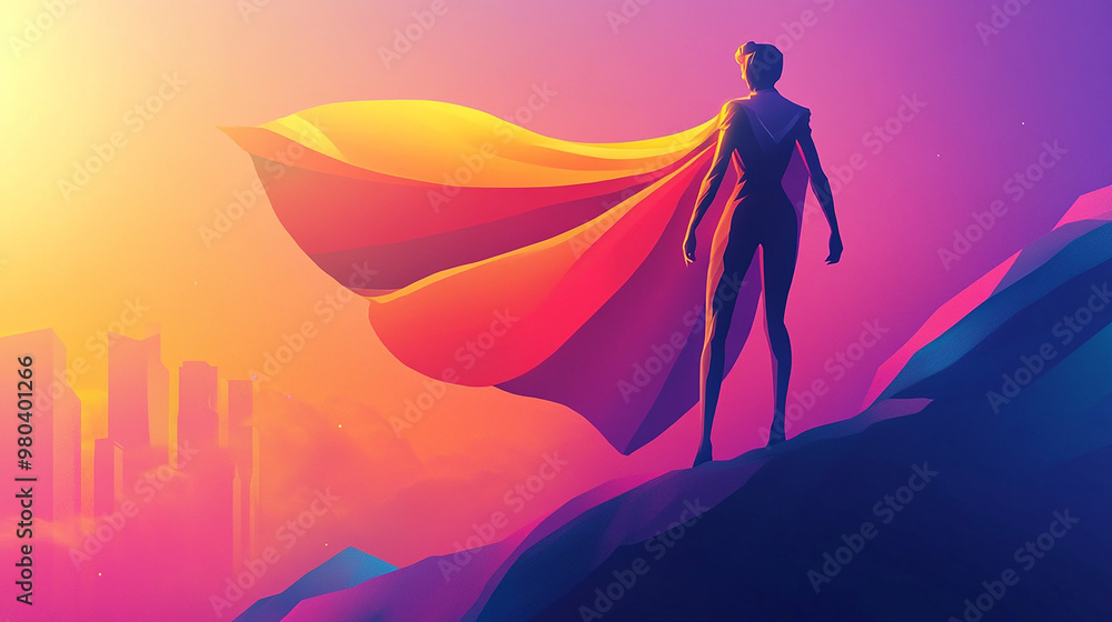 Naklejka premium heroes day