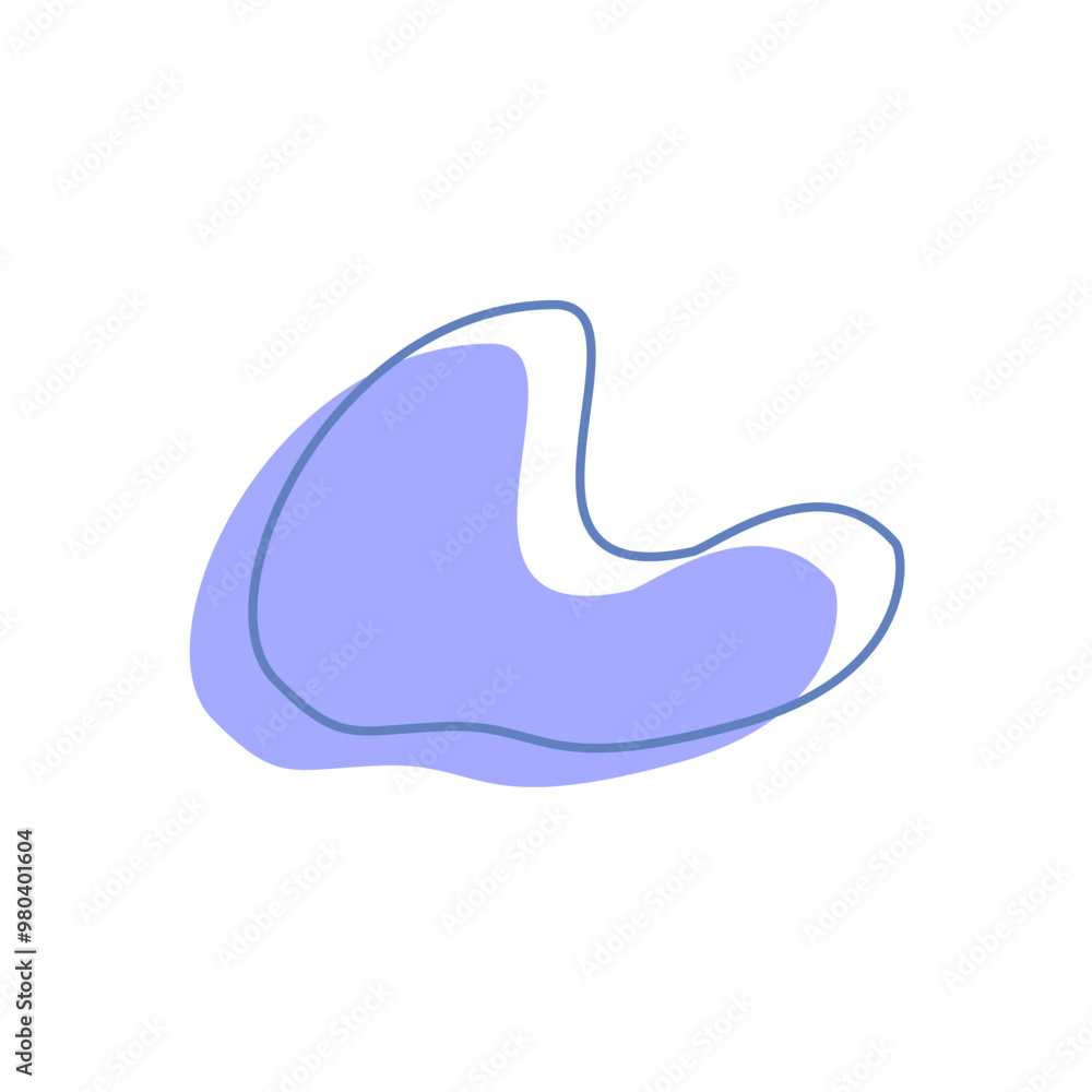 purple blob circle silhouette icon. Vector collection of blob shapes purple blob circle silhouette icon. Vector collection of blob shapes