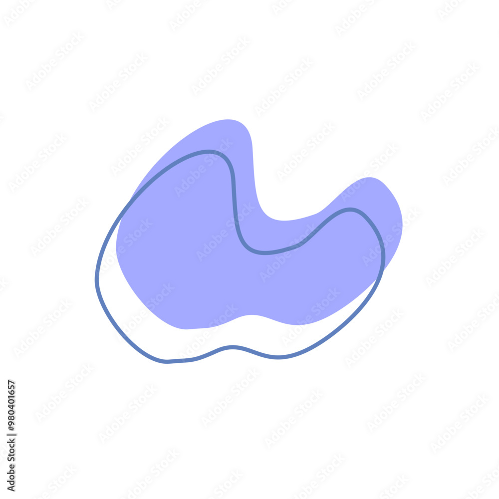 purple blob circle silhouette icon. Vector collection of blob shapes purple blob circle silhouette icon. Vector collection of blob shapes