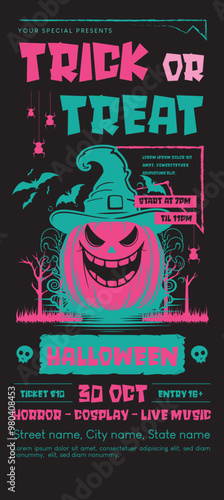 Halloween Party Roll-up Banner