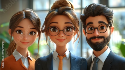 Happy Diverse Business Team Portrait