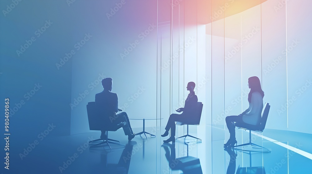 AI Powered Virtual Recruitment Center with Engaging Avatars Conducting Interviews in a Professional Setting AI Powered Virtual Recruitment Center with Engaging Avatars Conducting Interviews in a Professional Setting