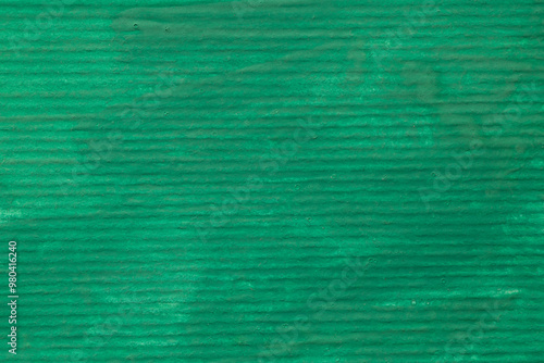 Wallpaper Mural close up of striped paper painted with green gouache Torontodigital.ca