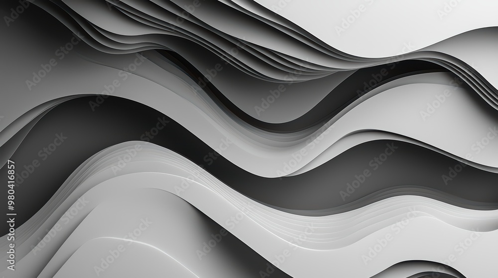 Abstract Gray Waves Wallpaper. Flowing waves in varying shades of gray. Grey Wallpaper. Abstract Gray Waves Wallpaper. Flowing waves in varying shades of gray. Grey Wallpaper.