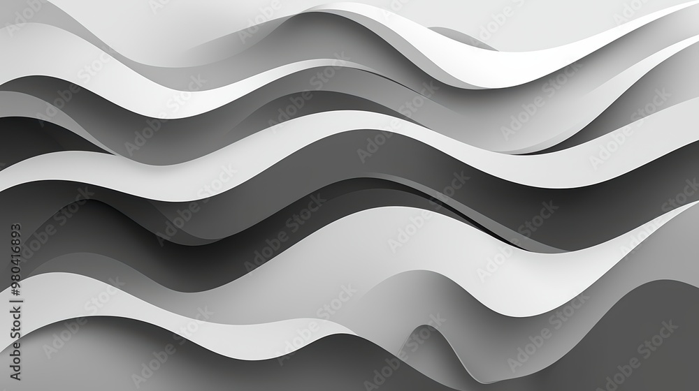 Abstract Gray Waves Wallpaper. Flowing waves in varying shades of gray. Grey Wallpaper. Abstract Gray Waves Wallpaper. Flowing waves in varying shades of gray. Grey Wallpaper.