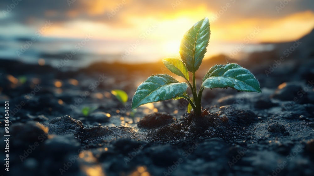 New Life Emerging at Sunset New Life Emerging at Sunset