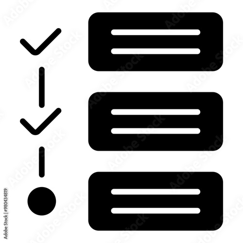 Task Management gylph icon