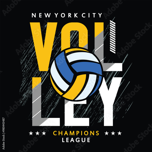 volleyball, slogan tee typography graphic design illustration vector, t-shirt print, sports, vintage