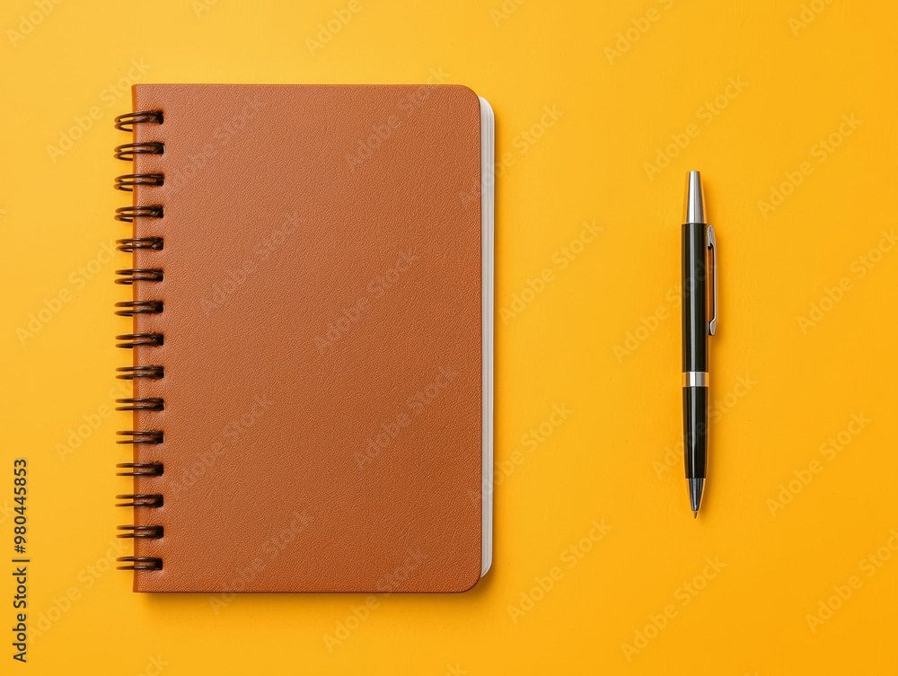 Elegant desk setup, minimal notebook and pen, soft natural light, top view, captured with Sony a7 III Elegant desk setup, minimal notebook and pen, soft natural light, top view, captured with Sony a7 III