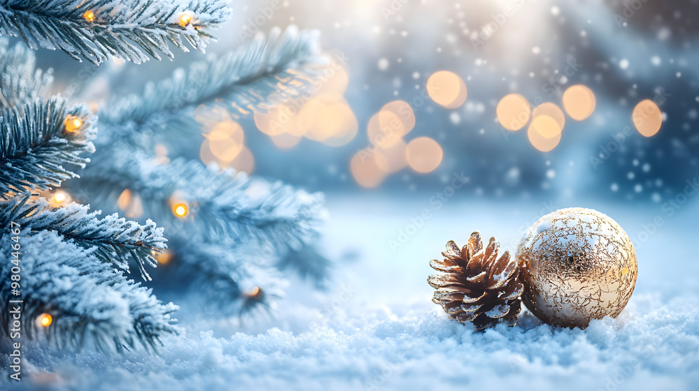 Obraz premium Hintergrund - Winter - Weihnachten