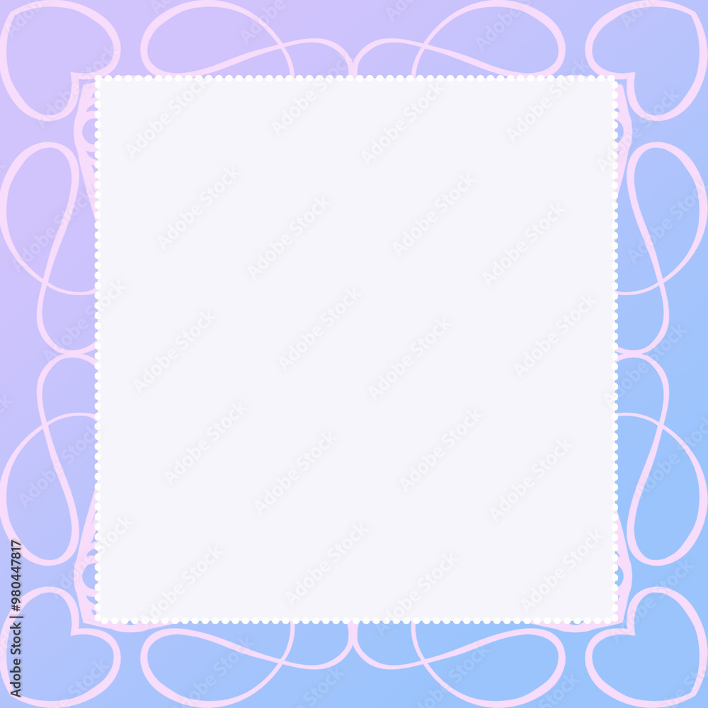 Beautiful picture frame background illustration Beautiful picture frame background illustration