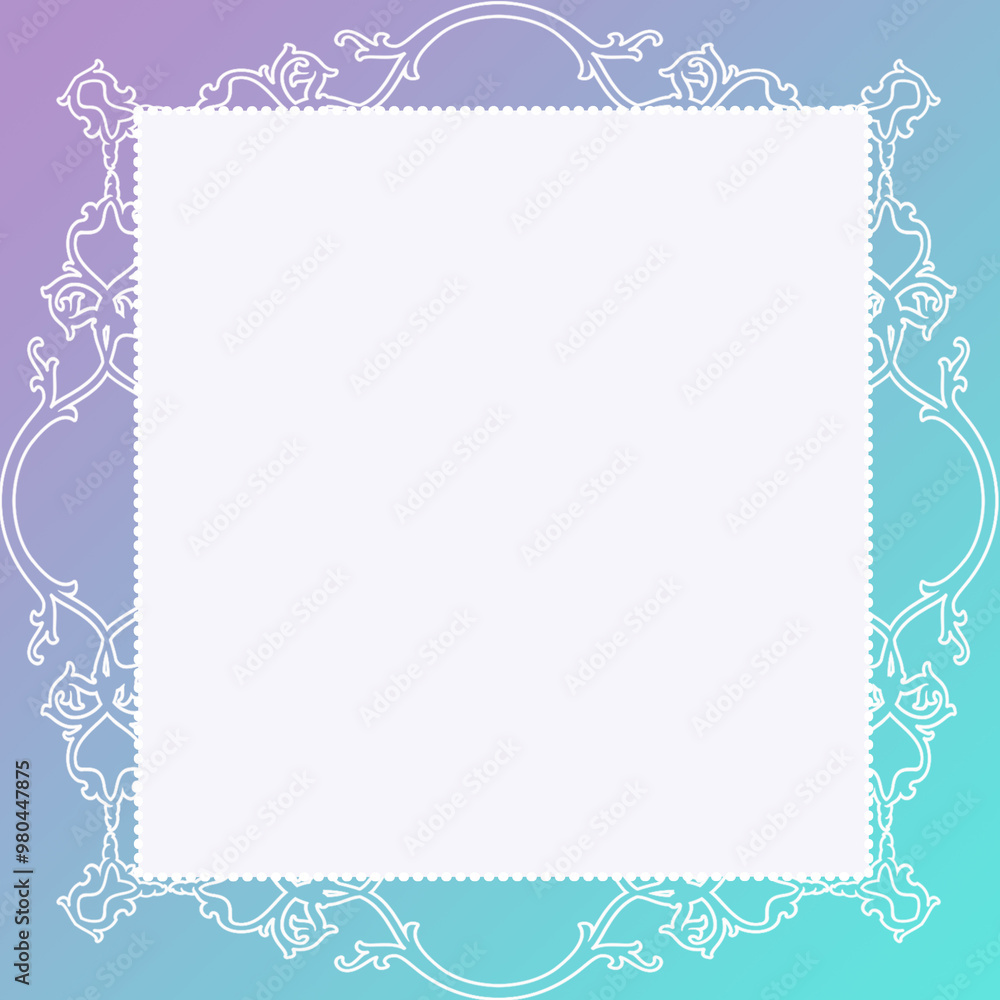 Beautiful picture frame background illustration Beautiful picture frame background illustration
