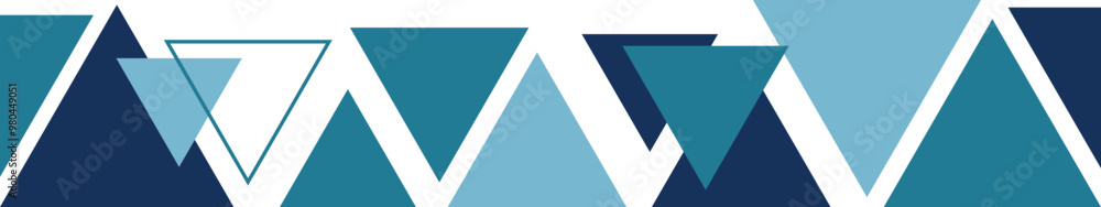 Triangle Geometric Footer Triangle Geometric Footer