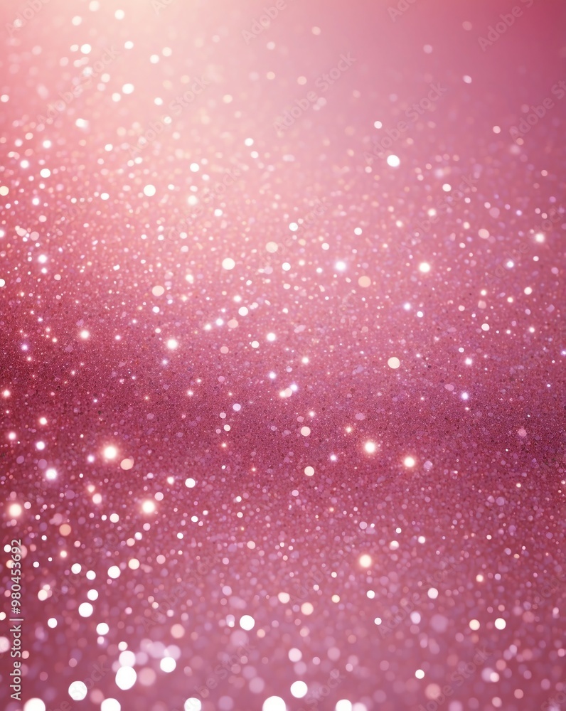 Glowing glitter abstract with pink to blush gradient Glowing glitter abstract with pink to blush gradient
