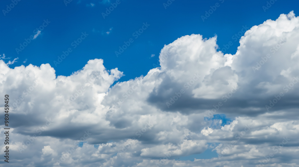 Obraz premium blue sky with clouds