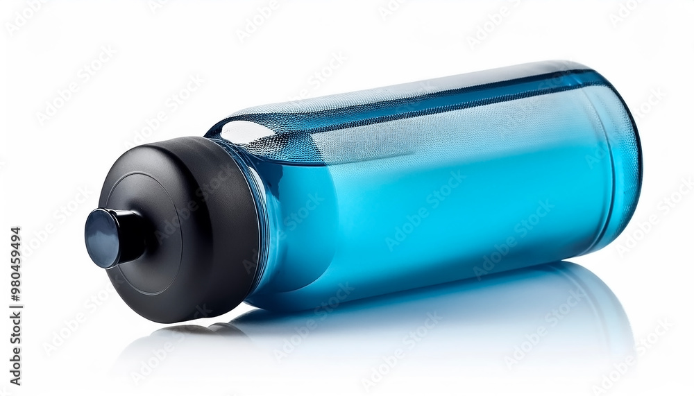 Sports water bottle isolated on white background Sports water bottle isolated on white background