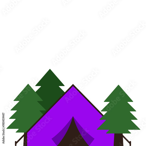 Camping Tent Illustration