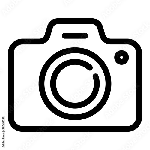 camera line icon