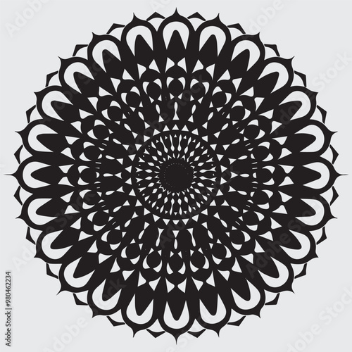 Simple mandala design for coloring. beautiful mandala art for coloring book, mandala design, Vector mandala pattern design with hand drawn.