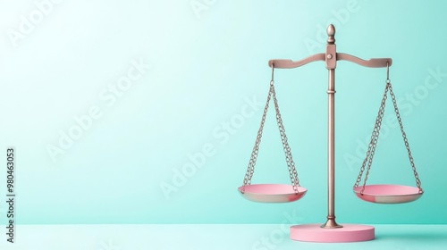 Wallpaper Mural Libra peacekeeper, balanced scales, soft pastel tones, diplomatic interaction, calm demeanor Torontodigital.ca