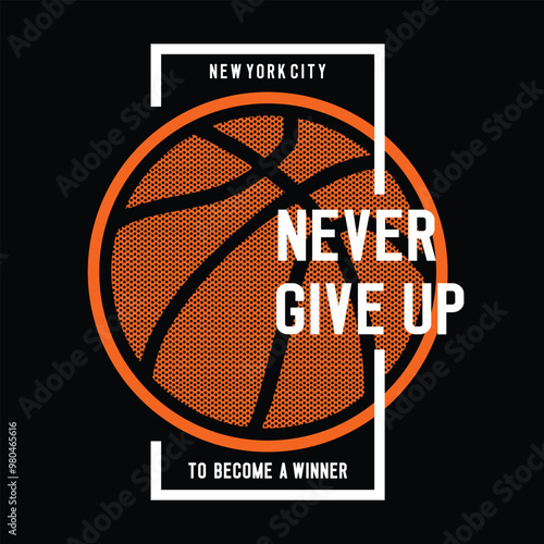 basketball icon, slogan tee typography graphic design illustration vector, t-shirt print, sports, vintage