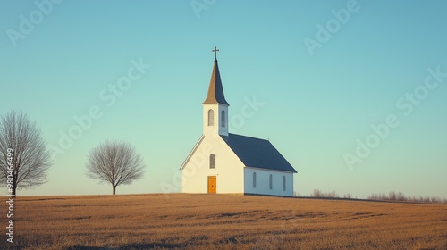 Beautiful church on the prairie