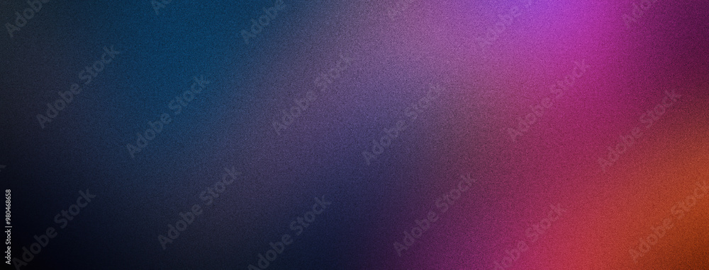 Fototapeta premium Magenta Color Gradient Background with a Grainy Texture