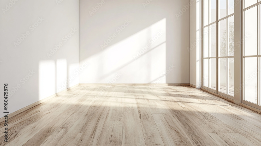 3d render of modern empty room with wooden floor and large white plain wall. large luxury modern bright interiors room illustration 3D rendering. 3d render of modern empty room with wooden floor and large white plain wall. large luxury modern bright interiors room illustration 3D rendering.