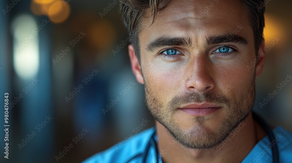 Portrait of a Handsome Male Doctor Portrait of a Handsome Male Doctor