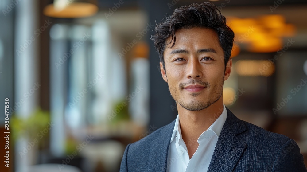 Portrait of a Confident Asian Businessman Portrait of a Confident Asian Businessman