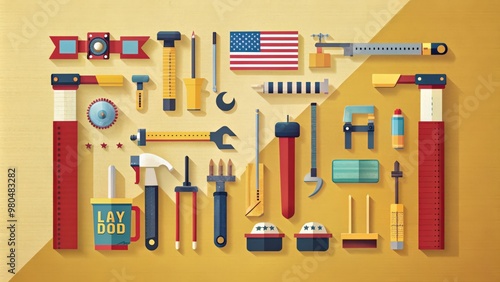 An Arrangement of Tools and a 