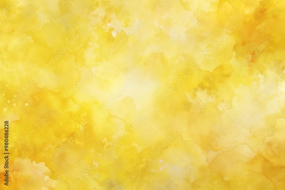 Vibrant yellow watercolor background with soft, blended brushstrokes and subtle texture, evoking feelings of happiness and optimism, perfect for design and digital art projects. Vibrant yellow watercolor background with soft, blended brushstrokes and subtle texture, evoking feelings of happiness and optimism, perfect for design and digital art projects.