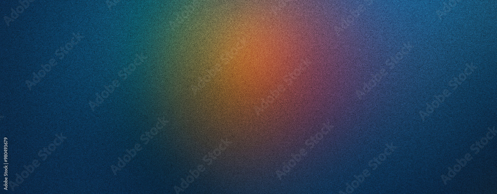 Obraz premium Multicolored Gradient Background with a Grainy Texture