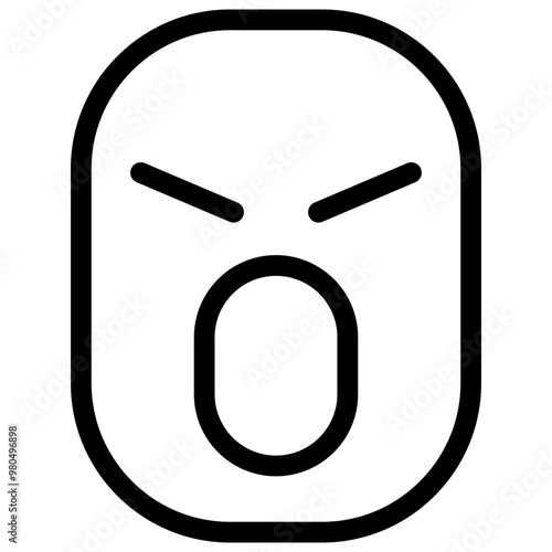 Yawn icon