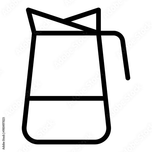 Percolator icon. Vector line icon