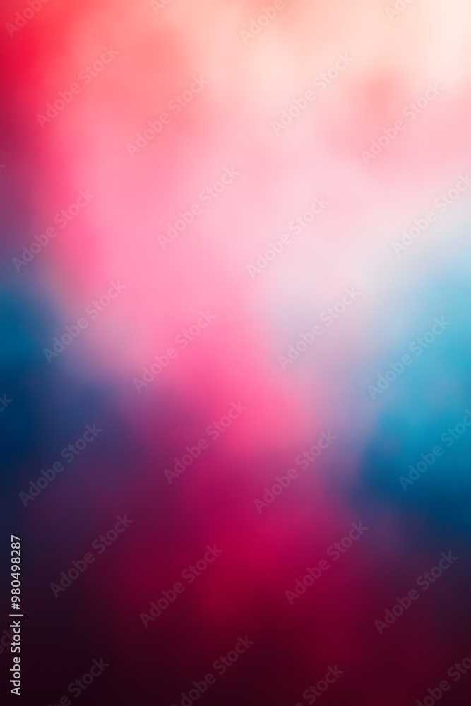 Obraz premium A blurred gradient background with red and blue tones, 