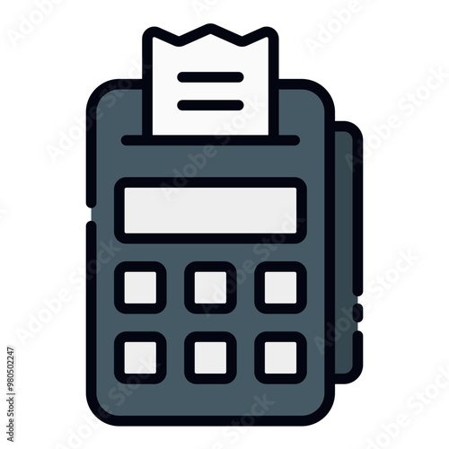 Payment Terminal filled line icon