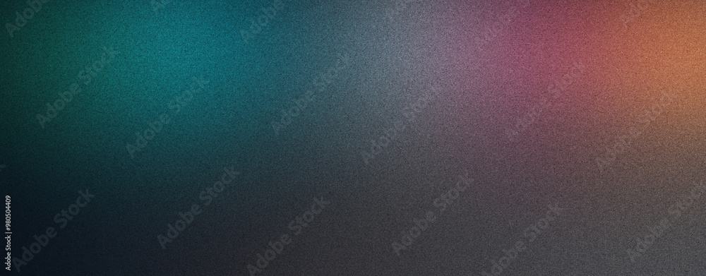 Fototapeta premium Multicolored Gradient Background with a Grainy Texture