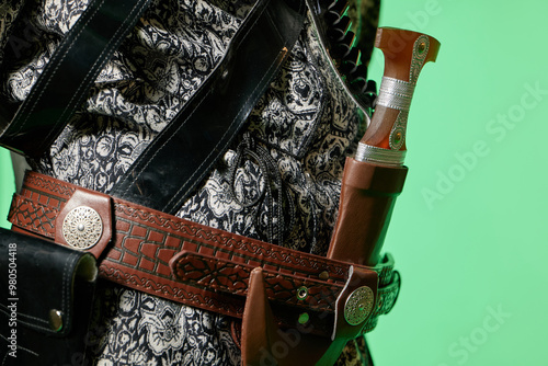 Fotografi Traditional Saudi out-feet on chromakey