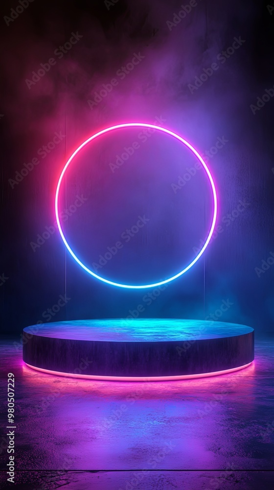 Abstract neon lights with a blank space for text Abstract neon lights with a blank space for text