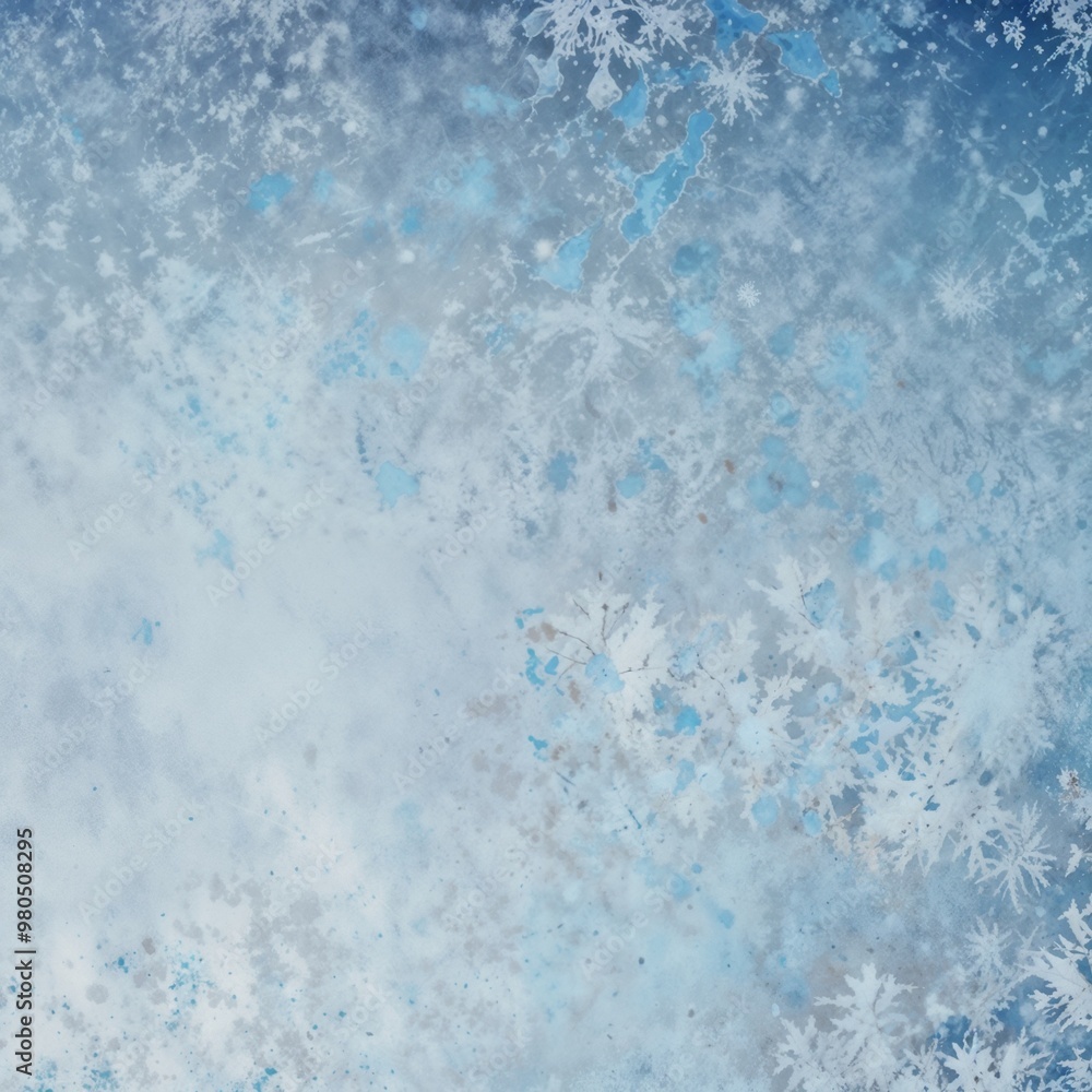Obraz premium An icy blue texture, resembling frost or snow, great for winter-themed designs, cold weather campaigns, or frosty backgrounds.