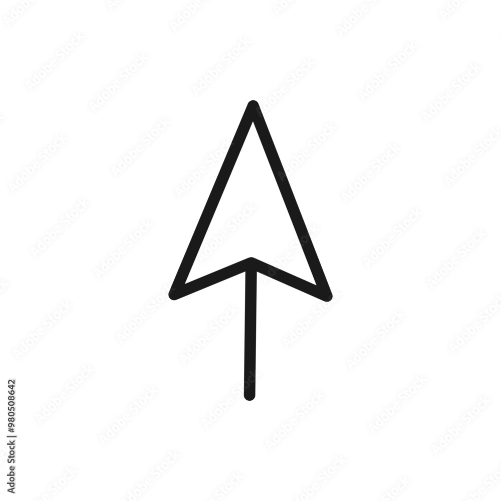 Up arrow sign icon Up arrow sign icon