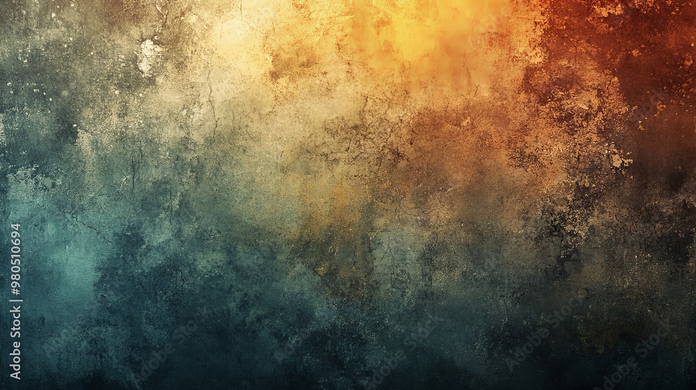 Obraz premium Grunge texture with muted colors and a clear area for text