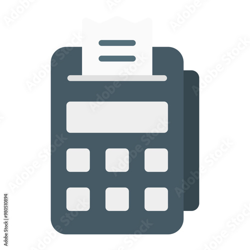 Payment Terminal flat icon