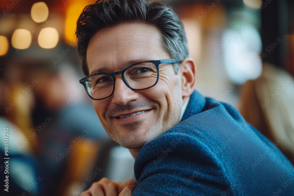 Portrait of a likeable and handsome businessman (A.I.-generated) Portrait of a likeable and handsome businessman (A.I.-generated)